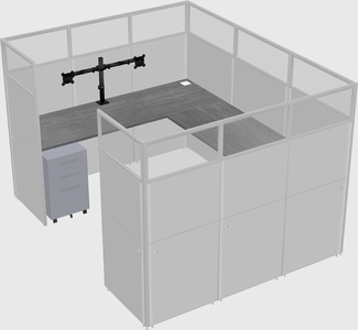 Cabine en u