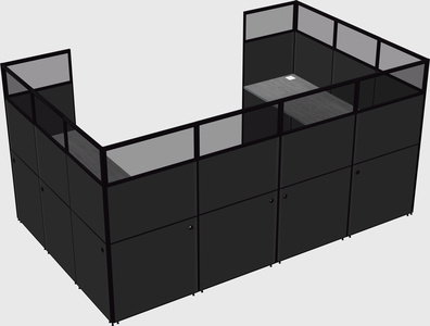 Cabine en u