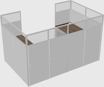 Cabine en u
