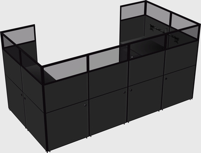 Cabine en u
