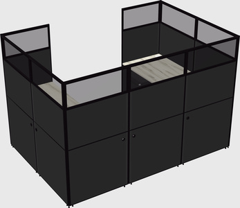Cabine en u