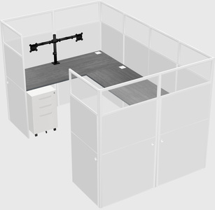 Cabine en u