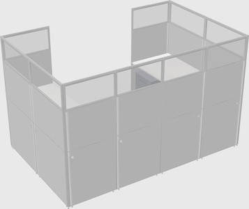 Cabine en u