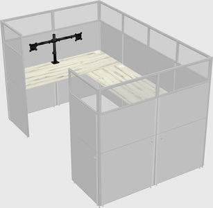 Cabine en u