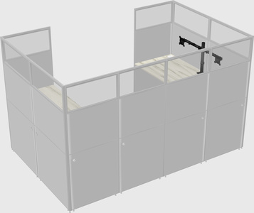 Cabine en u