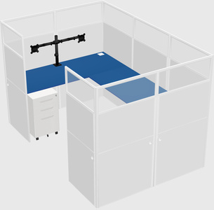 Cabine en u