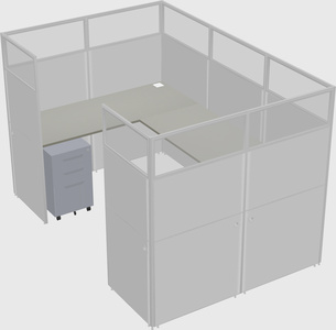 Cabine en u