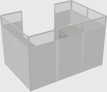 Cabine en u