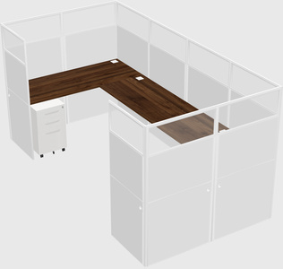 Cabine en u