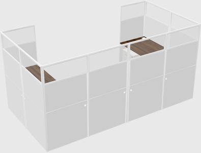 Cabine en u