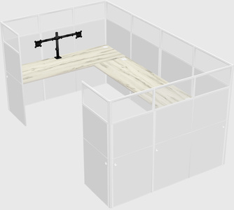 Cabine en u