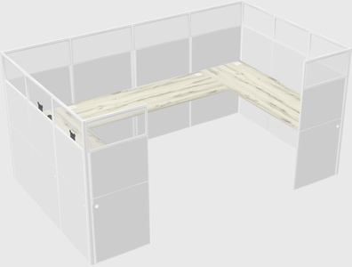 Cabine en u
