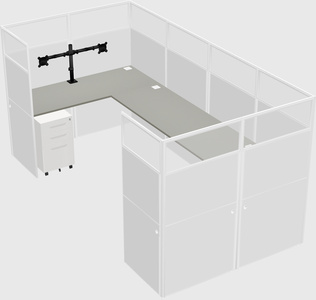 Cabine en u