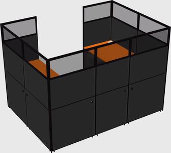 Cabine en u
