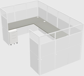 Cabine en u