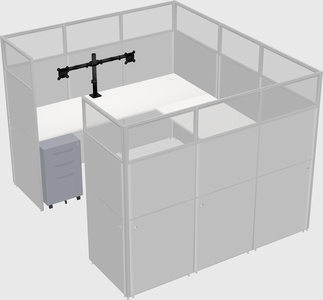 Cabine en u