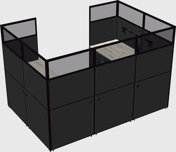 Cabine en u