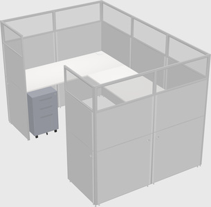 Cabine en u