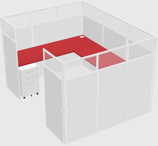 Cabine en u