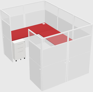 Cabine en u
