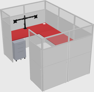 Cabine en u