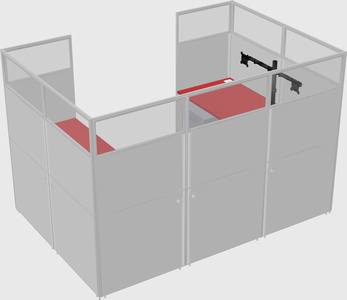 Cabine en u