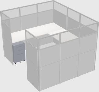 Cabine en u