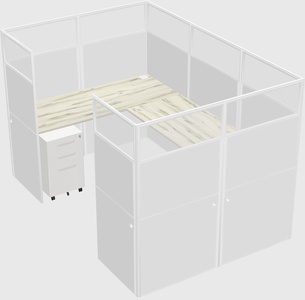 Cabine en u