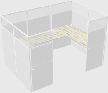 Cabine en u