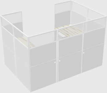 Cabine en u