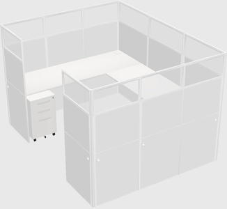 Cabine en u