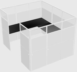 Cabine en u