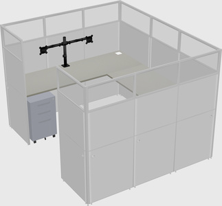 Cabine en u