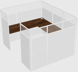 Cabine en u