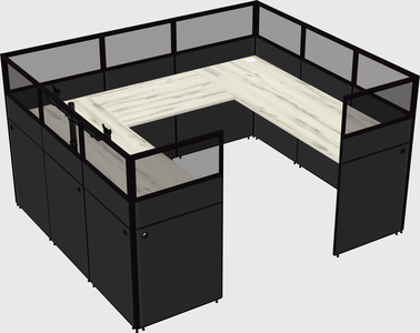 Cabine en u