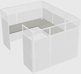 Cabine en u