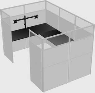Cabine en u