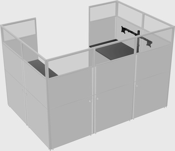 Cabine en u