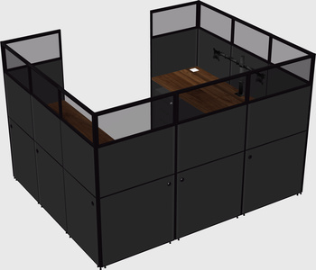 Cabine en u