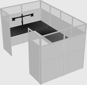 Cabine en u