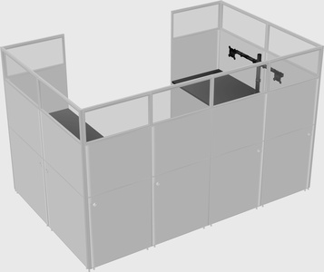 Cabine en u