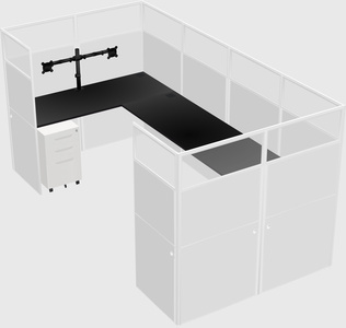 Cabine en u