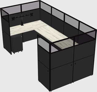 Cabine en u