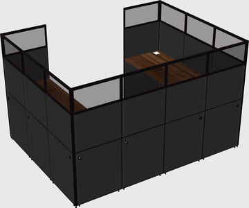 Cabine en u