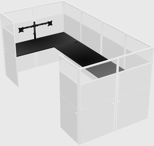 Cabine en u