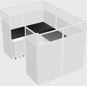 Cabine en u