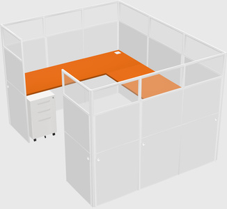 Cabine en u