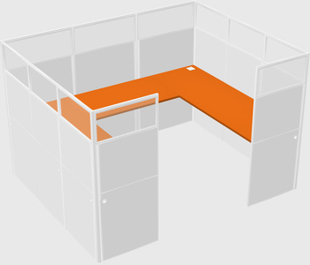 Cabine en u