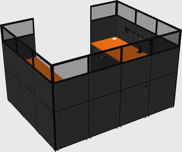Cabine en u