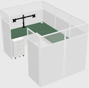 Cabine en u